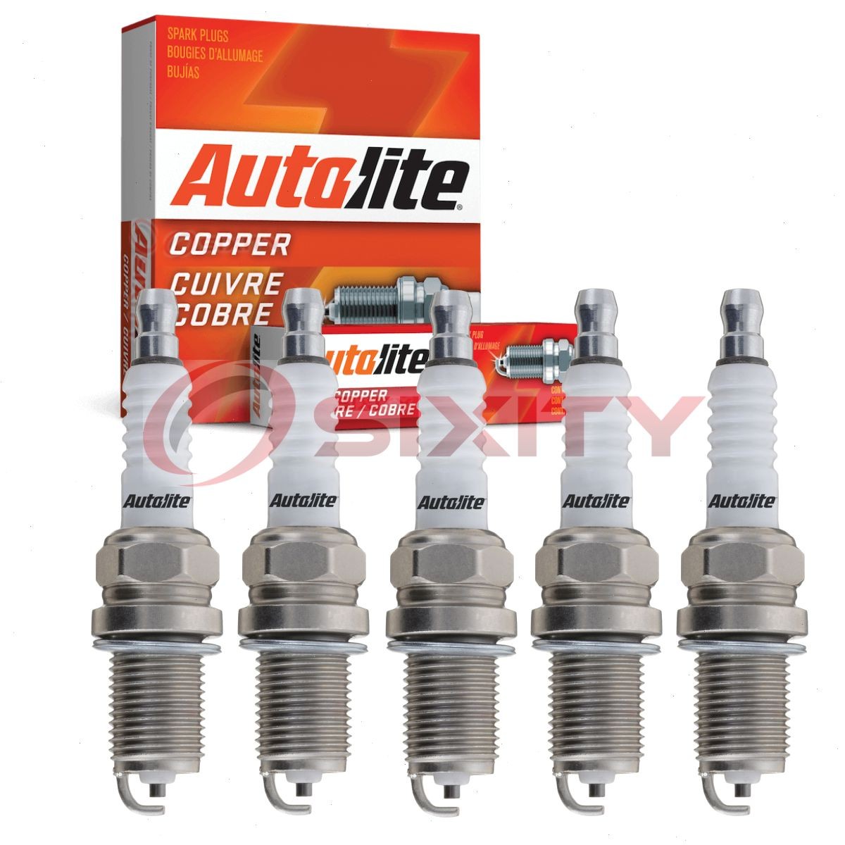 5 pc Autolite Copper Core Spark Plugs for 1990-1991 Audi Coupe Quattro kr