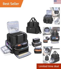 Luxury Tattoo Case with 3 Removable Pouches - Ideal for Artists on the Go