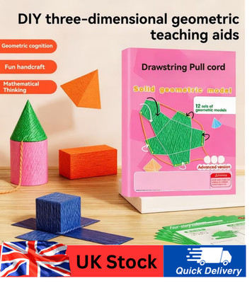 24 - 2D zu 3D Konvertierung Geometrie leise für Kinder Montessori pädagogische Spur