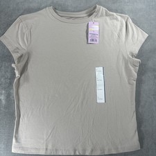 Wild Fable Shortsleeved Beige Shirt Size L NWI