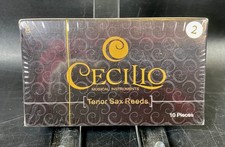 Cecilio Tenor Sax Reeds NIP  10 Pieces Saxaphone Reed