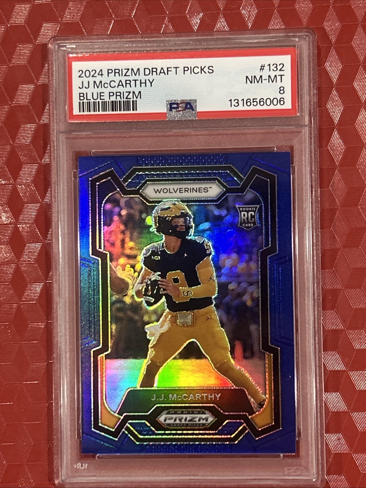 2024 Panini Prizm DP JJ McCarthy Blue Prizm /199 Color Match 🔥