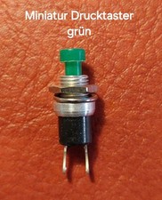 Miniatur Drucktaster grün