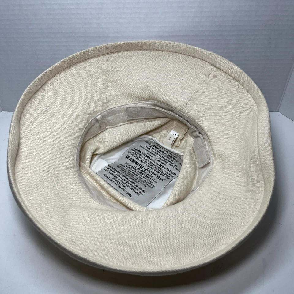 The Tilley Hemp Hat Adult Small S/P Tilley Endurables Travel Hat Safari Beige - Image 3 of 4