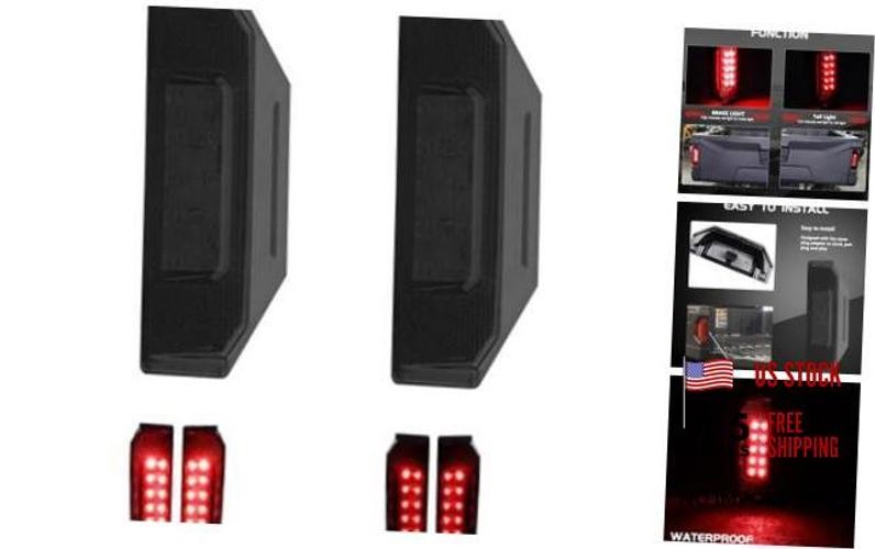 Smoked UTV LED Red Brake Taillights Compatible with Polaris Ranger 900 XP 1000