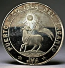 Rare .999 Pure Fine Silver Medal Homenaje A Puerto Rico Isla Del Encanto # 1679