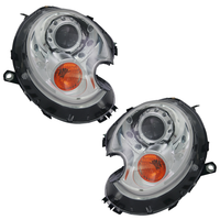 Scheinwerfer Set FüR Mini Clubmann Cabrio Coupe Xenon D1S LWR Motor Gelb