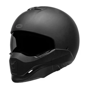 Bell Broozer Motorcycle Helmet Jet Convertible Plain Matt Black