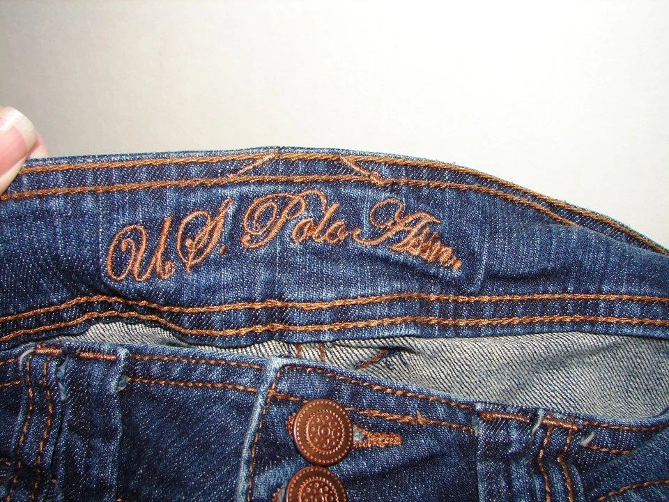 Лот женщин синий джинсовой ткани шорты США Polo Association и MUDD размер 8/9 - Изображение 2 из 4