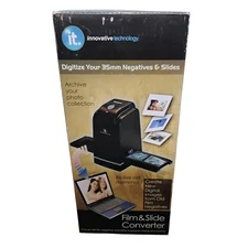 Innovative Technology Film & Slide Converter 35mm Negatives Scanner USB