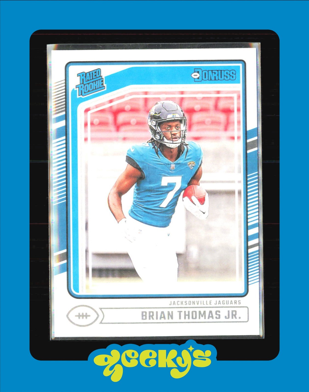 JAGUARS 2024 Panini Donruss - Rated Rookie Brian Thomas Jr. #313 (RC)