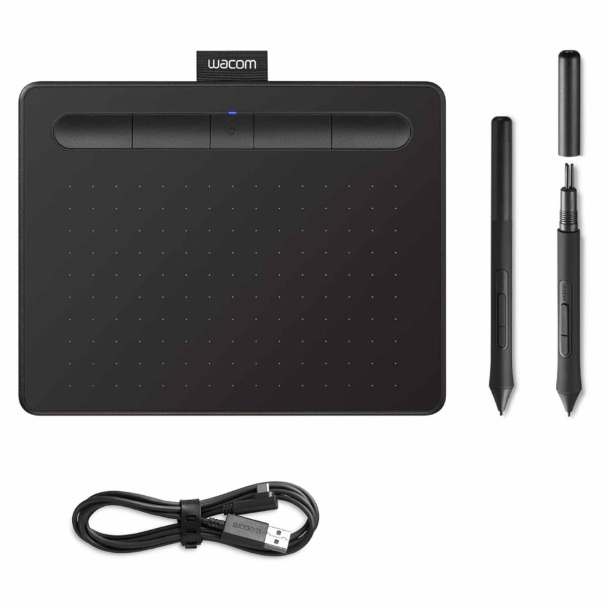Wacom Intuos S Graphic Tablet Drawing Digitizer With Pen 0.25mm Usb Bt