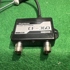 CF-360 Comet Duplexer, 1.3-30 MHz Low Pass, 49-470 MHz High Pass - NEW OPEN BOX