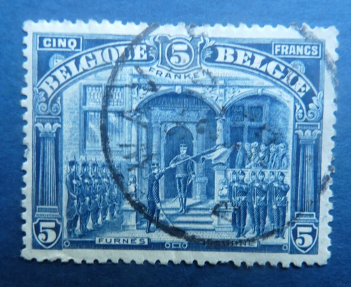 Belgium - Belgium 1915/20: No. 147 +145/46 obli.- CAT.: €173.00 - francs