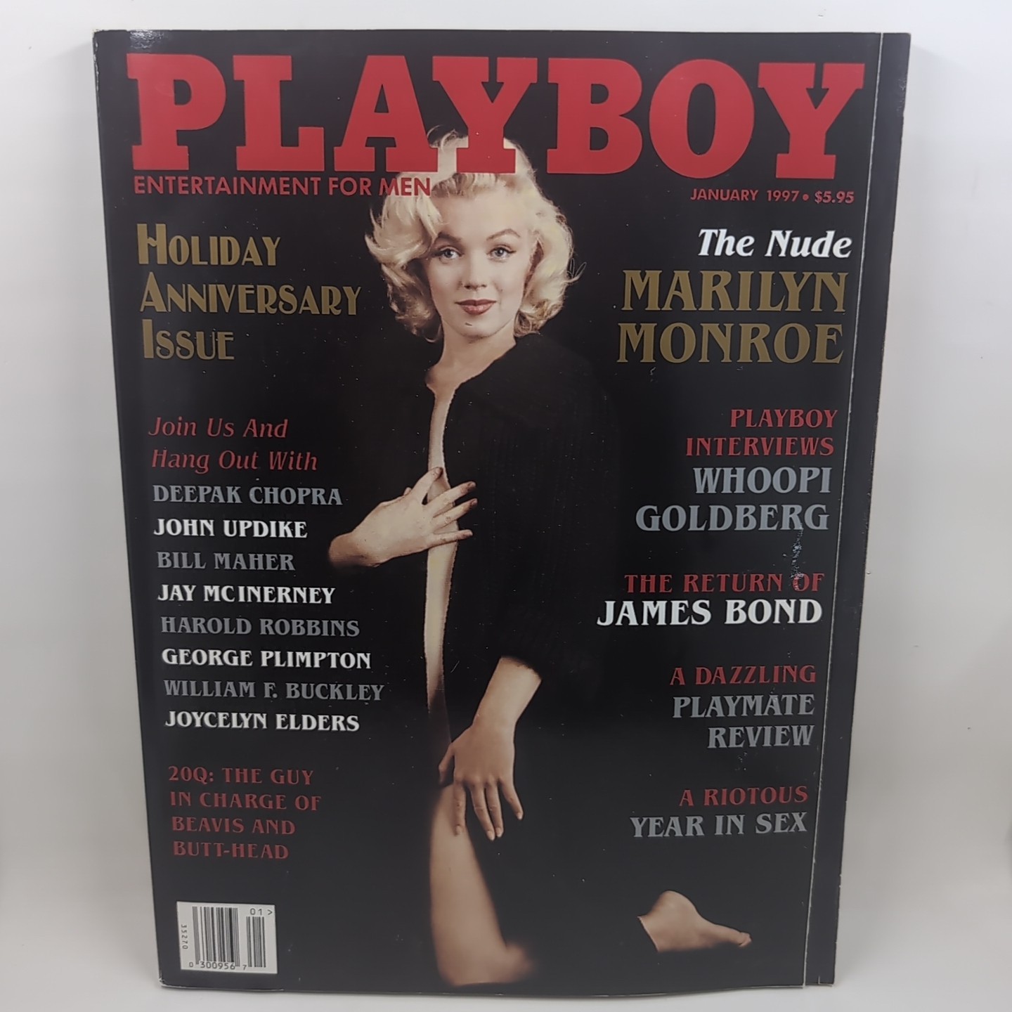 Playboy Magazine January 1997 Marilyn Monroe Holiday Anniversary Issue