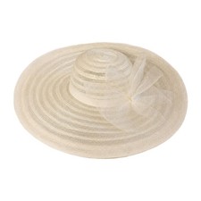 Organza Derby Church Mesh Sheer Hat Fascinator Floral Tea Party Wedding
