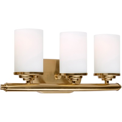 Forte Lighting 5105-03-12 Ames 3 Light 18 inch Soft Gold Vanity Light Wall Light