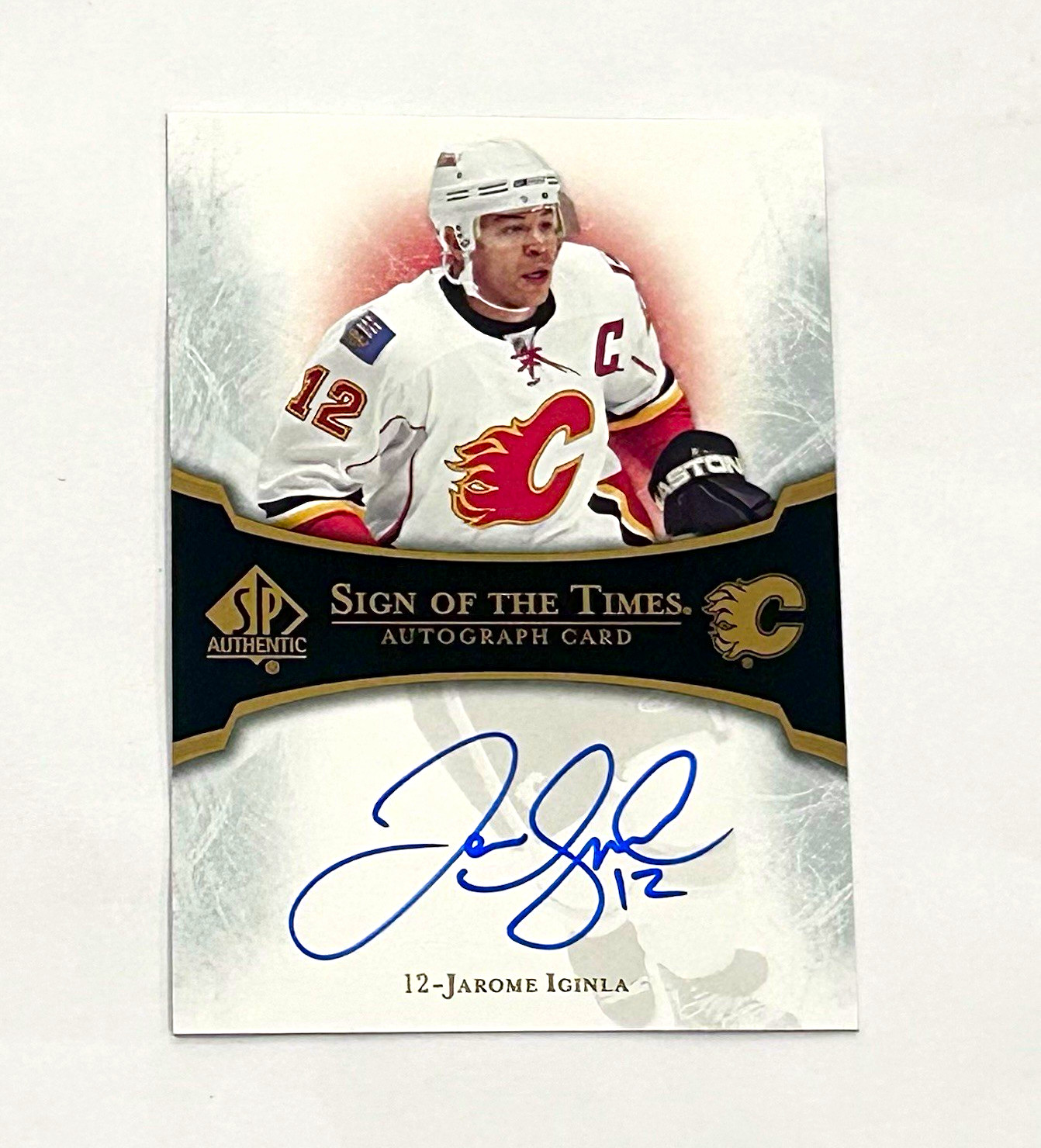 Jarome Iginla #ST-JI 2008-09 SP Authentic Hockey Sign of the Times