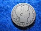 1915 S Barber Silver Half Dollar - Nice Circulated
