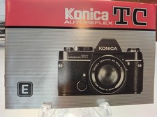 KONICA AUTOREFLEX TC INSTRUCTION manual. English