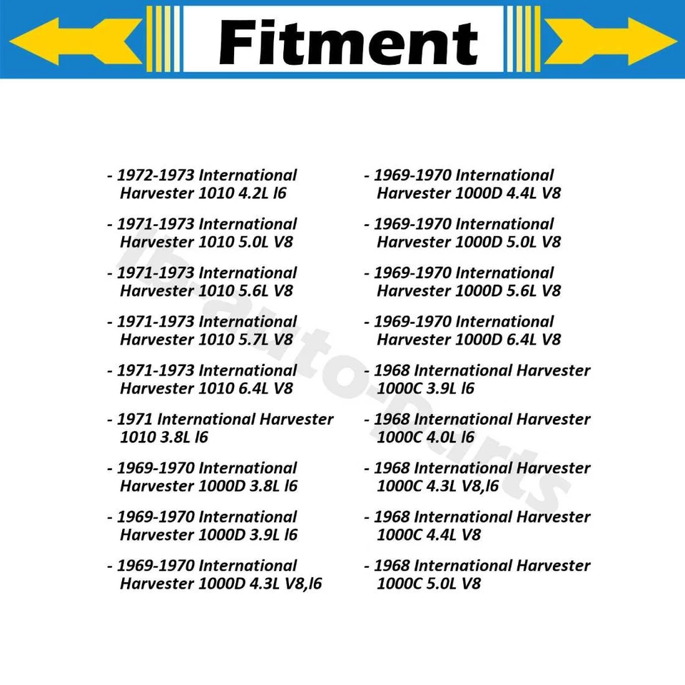 2x Manguera de freno trasera para International Harvester C102 1961-1962 3,6 L Foto 2 de 4
