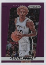 2024-25 Panini Prizm Deca Purple Prizm 42/99 Jeremy Sochan #125 11nu