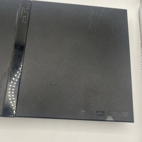 Sony PlayStation 2 Slim Black Console SCPH-77001 WORKING AND TESTED WITH CORDS