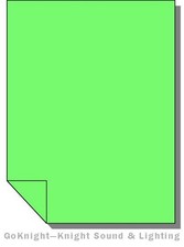 Lee Filters 122 Fern Green Lighting Gel Sheet