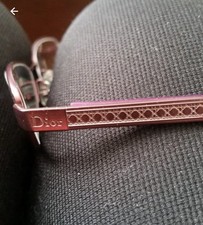 Christian Dior Eyeglasses CD 3708 Womens Plum Full Rim Metal Glasses Frames SALE