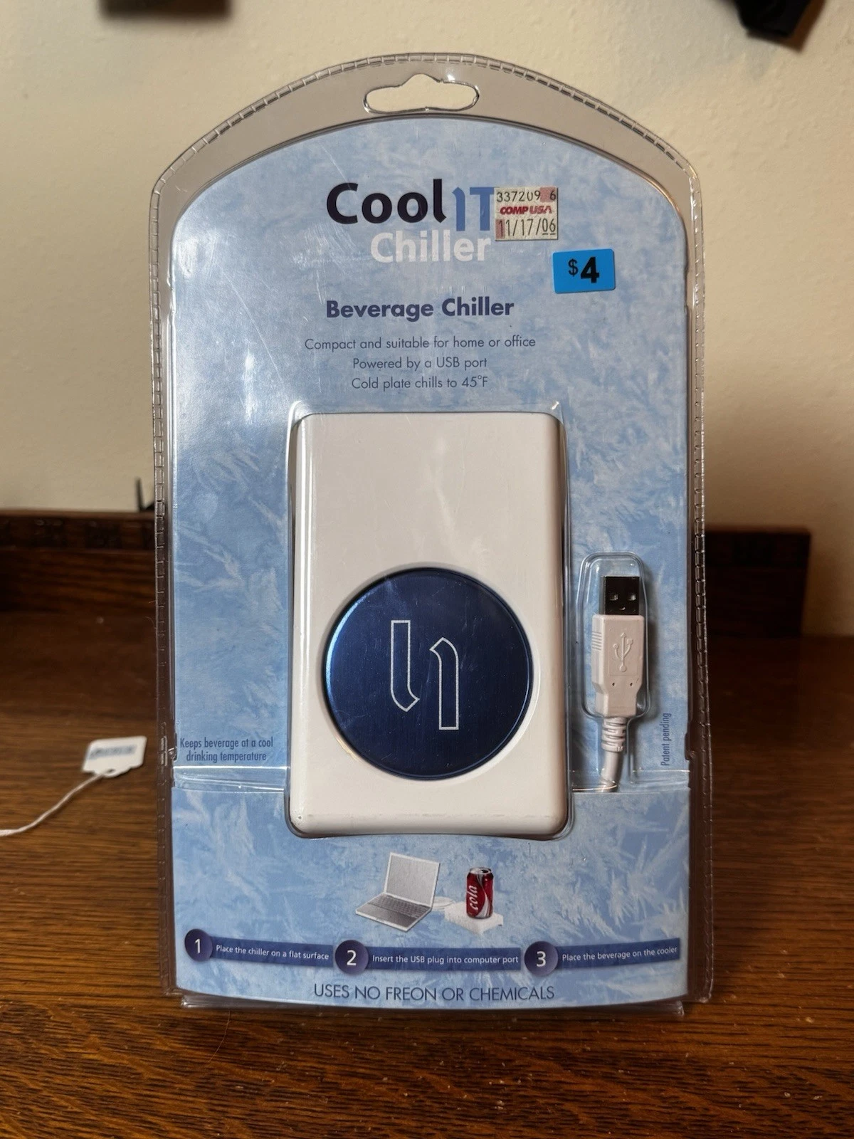 CoolIT USB Beverage Chiller Desk Drink Cooler Cold Plate 45°F Computer Powered
Opens in a new window