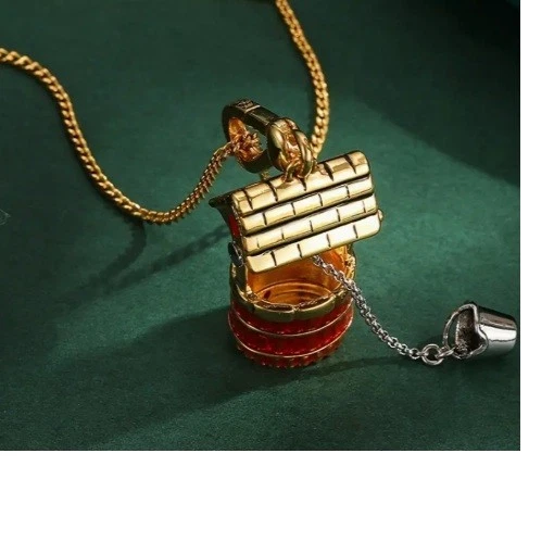 Colar longo pingente Juicy Couture Wishing Well novo - Imagem 3 de 4