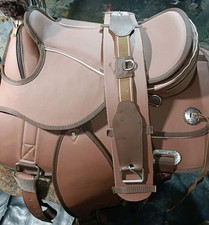 Treeless Synthetic Bareback Extra Panel Horse Tack Saddle Size 15" To 18"