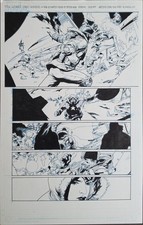 Ultimate Avengers New Ultimates Death of Spider-man #1p17 Original Art Leinil Yu