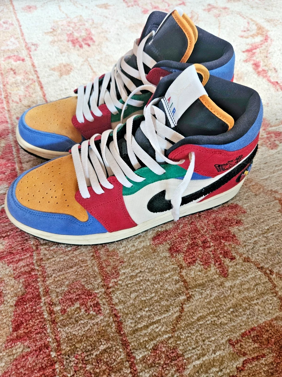Blue The Great x Air Jordan 1 Mid Fearless | eBay