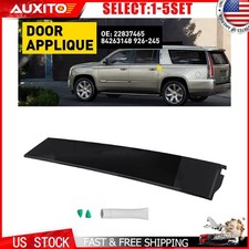 Rear Left Rearward Door Molding Gloss Black For Escalade Esv Yukon Suburban 1-5x Rear Left Rearward Door Molding Gloss Black For Escalade Esv Yukon Suburban 1-5x
