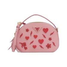 Prada 1Bh123 Saffiano Lux Shoulder Bag Limited Women Pink One Size