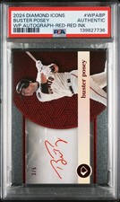 2024 TOPPS DIAMOND ICONS WHITE POLYCHROMATINK BUSTER POSEY 3/5 PSA AUTHENTIC
