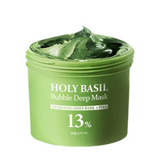 Korean Carbonic Acid Holy Basil Bubble Mask Deep Cleansing Blackhead Remover