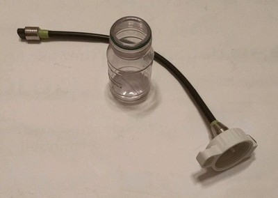 Olympus MAJ-901  Spülflasche  gebraucht guter Zustand unvollständig