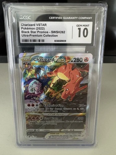 2022 Pokemon Charizard VSTAR #SWSH262 CGC 10