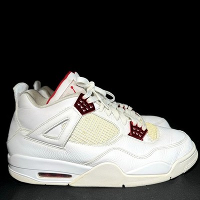 Size 13- Nike Air Jordan 4 Retro Red Metallic 2020 Men's Shoes Ships Now