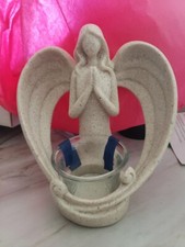 Praying Angel Tea Light Candle Holder Oakiway Desert Color Religious Sympathy
