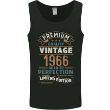 Premium Vintage 59th Birthday 1966 Mens Vest Tank Top