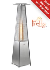 Outsunny 13 Kw Stainless Steel Outdoor Garden Patio Pyramid Heating Free Standing Gas Patio Heater 13kw Outdoor Garden Pyramid Stainless Steel 2 25m