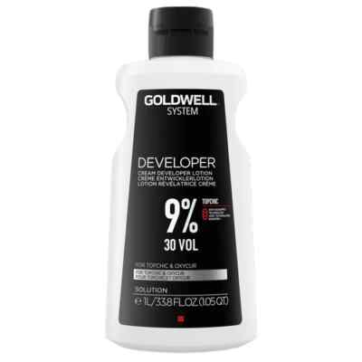 Goldwell System Developer Lotion 9% 30 Volume 33.8 oz