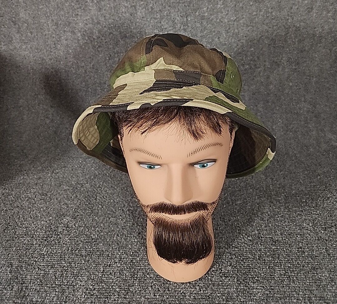 Camo Frayed Bucket Hat Bucket Hat Military Paul Boye Camouflage