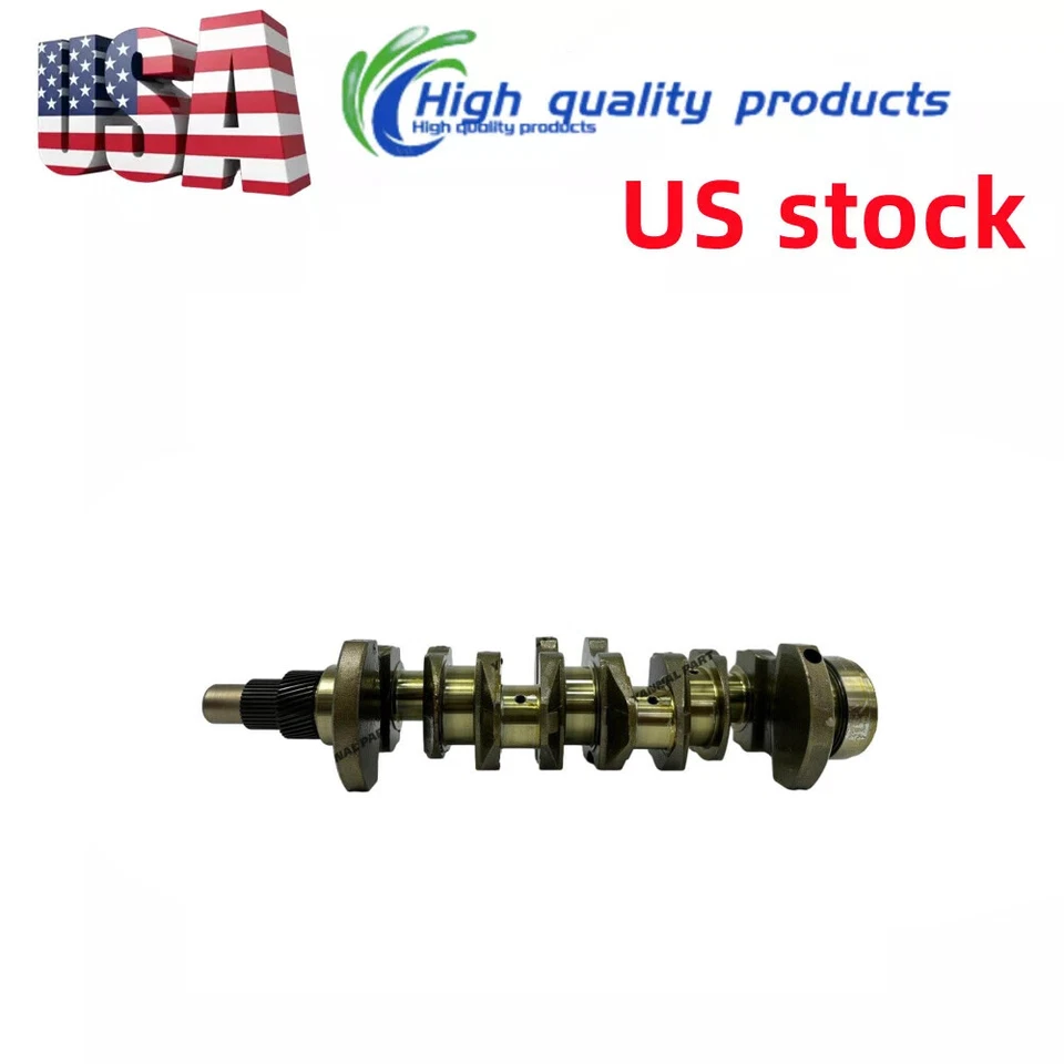 Crankshaft for Kubota Engine V3300 V3300-DI V3300-DI-T - Image 2 of 4