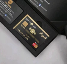 Customized Dubai Royale Custom Metal Card