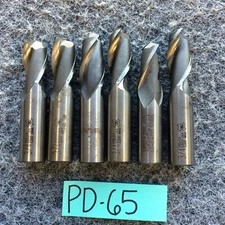 3/4” HSS Lead OSG Hanita End Mills, 2 Flute, Used, Lot of 6 Mixed Lot