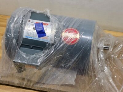 Leeson AC Motor C6T11FC29C, 1 HP, 230/460 VAC, 1170 RPM, 116749.00, B21B, 56C